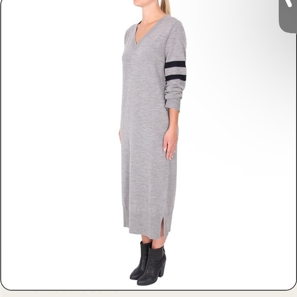 T BY ALEXANDER WANG / WOMEN /
DRESSES / LONG
RUGBY STRIPE COLUMN DRESS - Picture 3 of 10